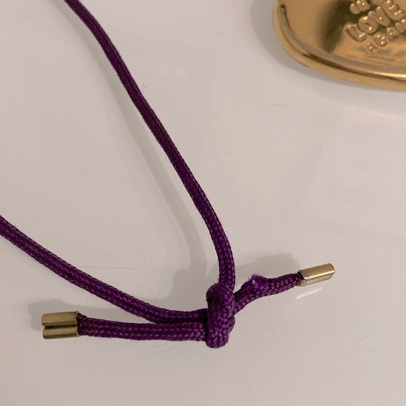 💛 YSL “In Love Again” Vintage Gold Heart Necklace + Bonus Vintage Chain - Picture 6 of 8